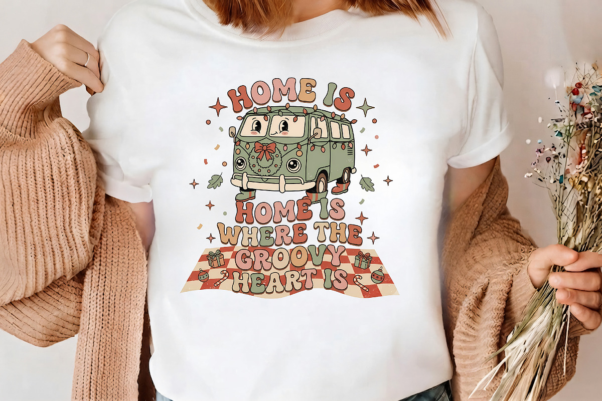 Home Is Where The Groovy Heart Is, a Seasonal Illustration by CrexoraLab (Photo 3 of 4)