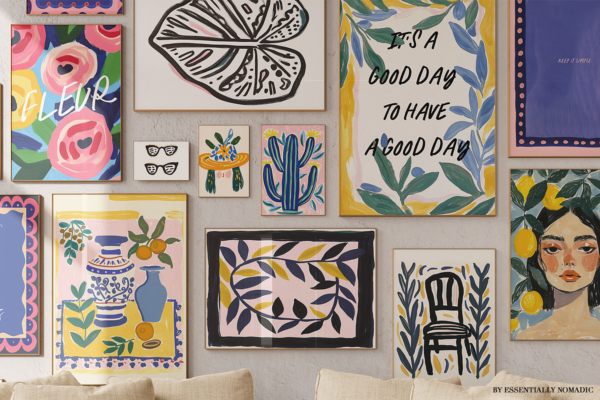 Eclectic Gallery Art - 6 in 1 Bundle, a Background Graphic by Essentially Nomadic (Photo 5 of 21)