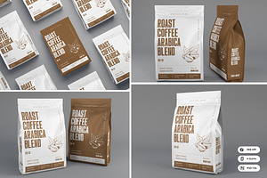 Coffee Pouch Mockup