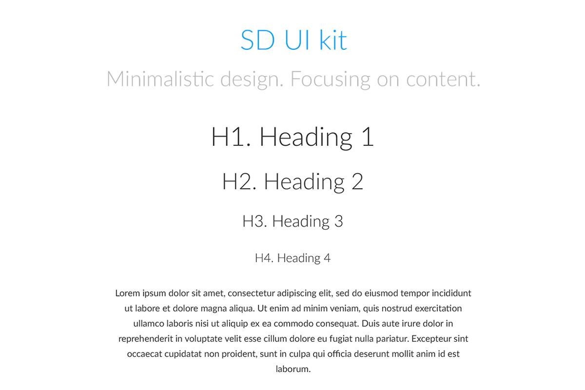 SD UI kit, an UI Kit Template by SD Themes (Photo 4 of 5)