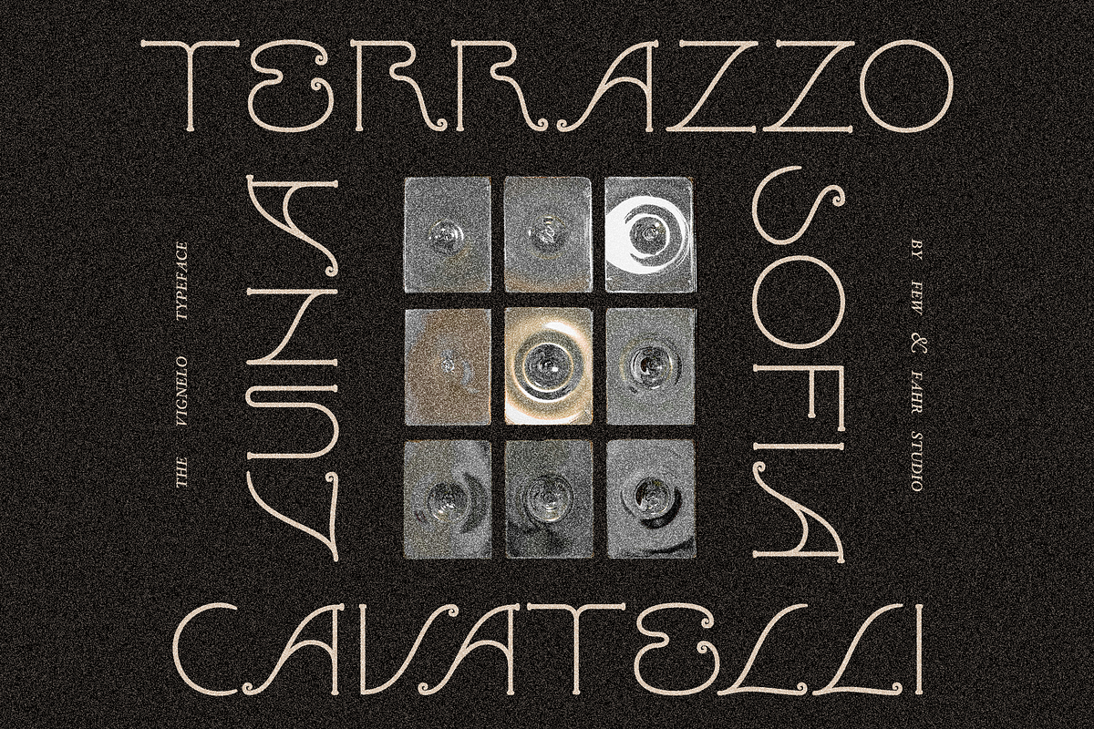 VIGNELO Typeface, a Serif Font by Few & Fahr Studio (Photo 2 of 9)