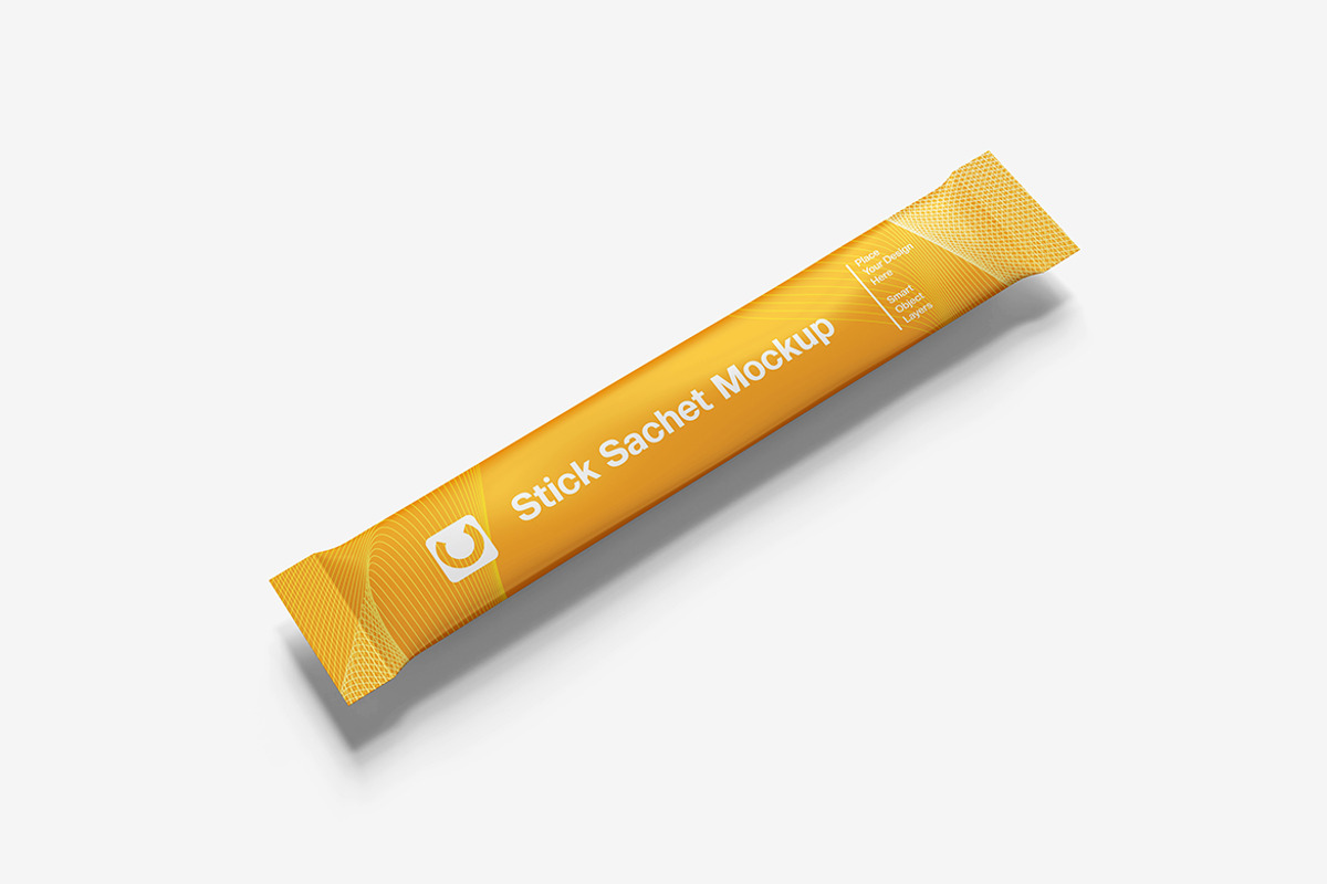 Stick Sachet Mockup, a Packaging Mockup by Indah (Photo 2 of 6)