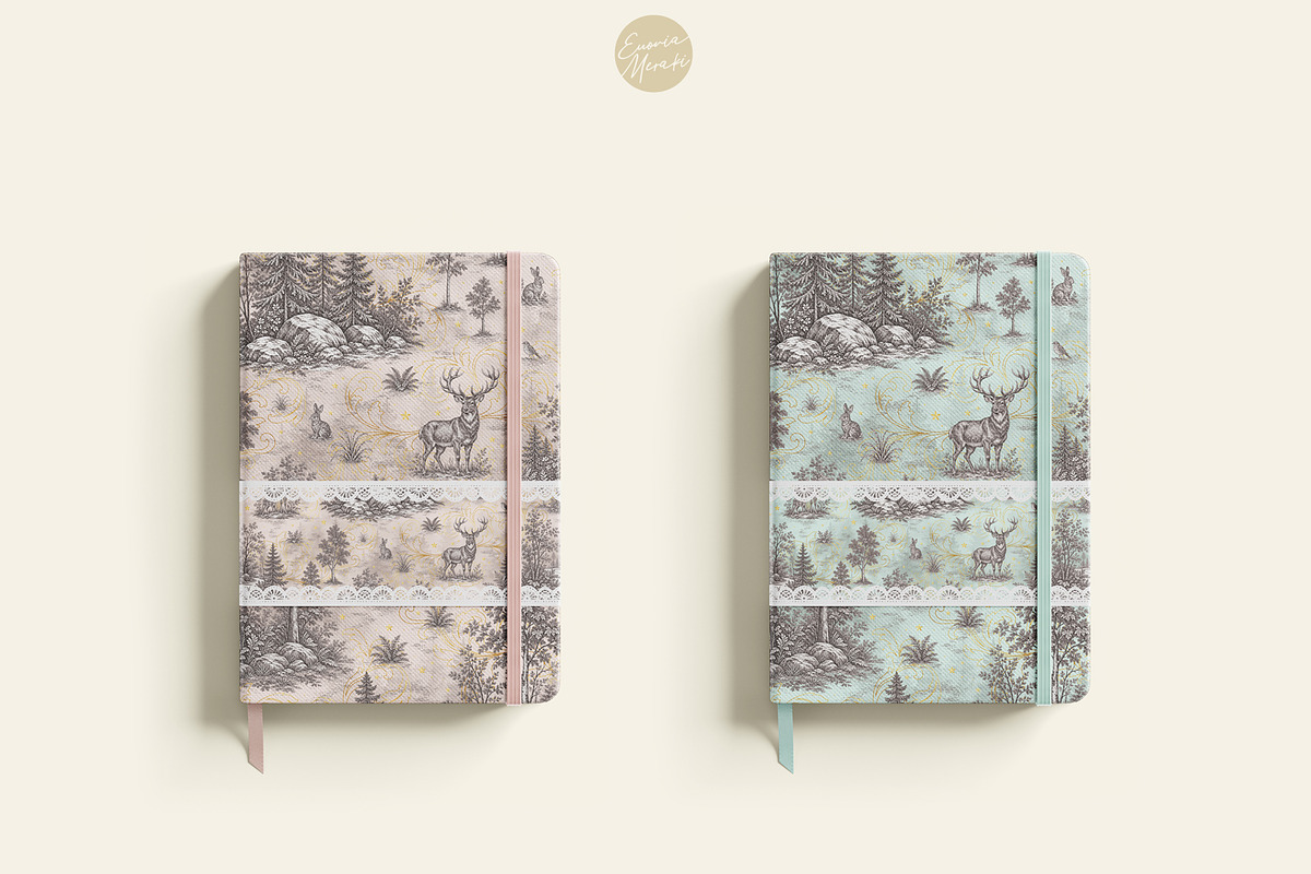 Toile Watercolor Gold - Woodland, a Pattern Graphic by Euonia Meraki (Photo 8 of 12)