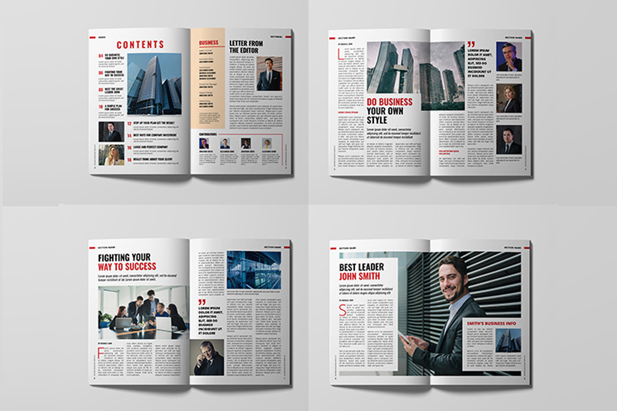 Business Magazine Template, a Magazine Template by xtratimebd (Photo 2 of 4)