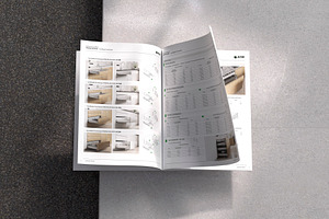 A4 Brochure Catalog Mockups