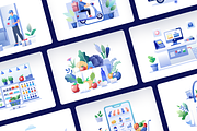 Grocery Shopping Illustrations, a Food Illustration by Prosymbols (Thumbnail 6 of 10)
