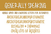 Generally Speaking, a Sans Serif Font by Brittney Murphy Design (Thumbnail 2 of 3)