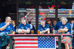 Scotland football team fans relaxing, a Person Photo by BOOCYS
