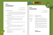 Career Application Template, a Resume Template by Nur Designer (Thumbnail 1 of 4)