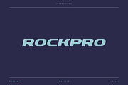 Rockpro - Modern Sport Typeface, a Font by Letterna (Thumbnail 1 of 4)