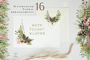 Forest Animals Watercolor Clipart, an Animal Illustration by AnitaPol (Thumbnail 12 of 19)