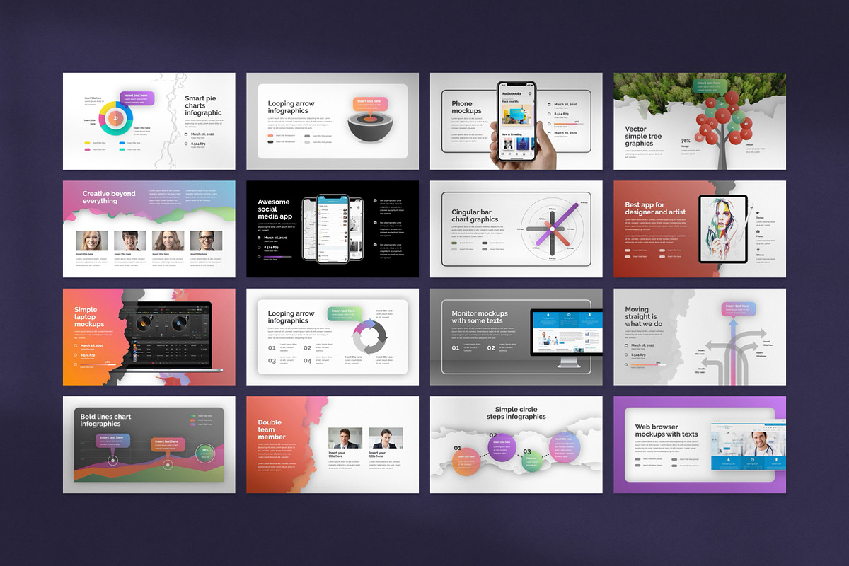 Happy PowerPoint Template, a Presentation Template by Creathrive Design (Photo 5 of 7)