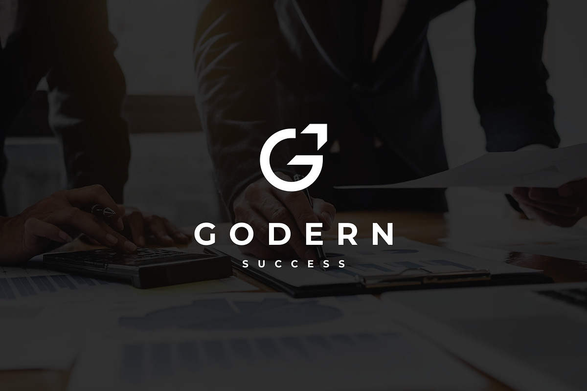 Letter G Arrow Up Success Logo, a Branding & Logo Template by ika trisiana