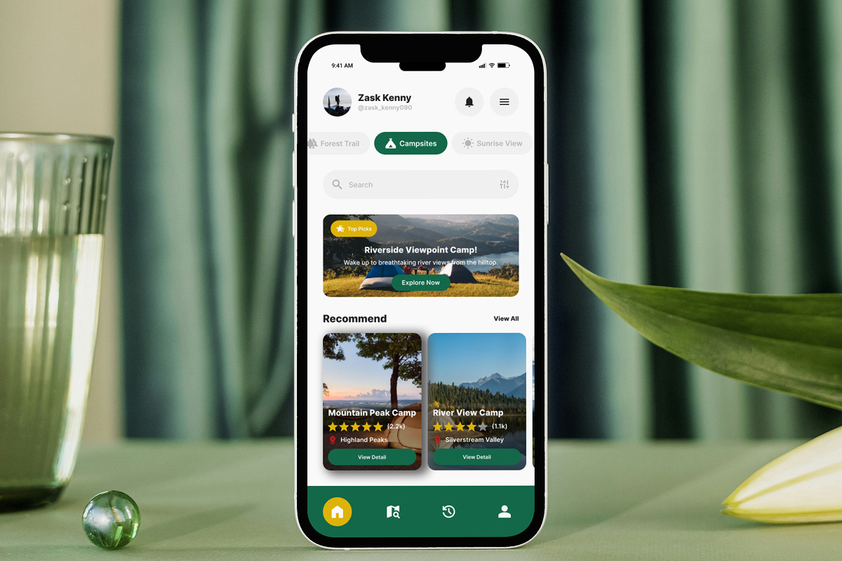 Maventure - Camping & Hiking Mobile, an App Template by twinstd (Photo 5 of 5)
