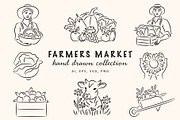 Farmers market illustration set, an Object Illustration by NatalieArtShop (Thumbnail 1 of 16)