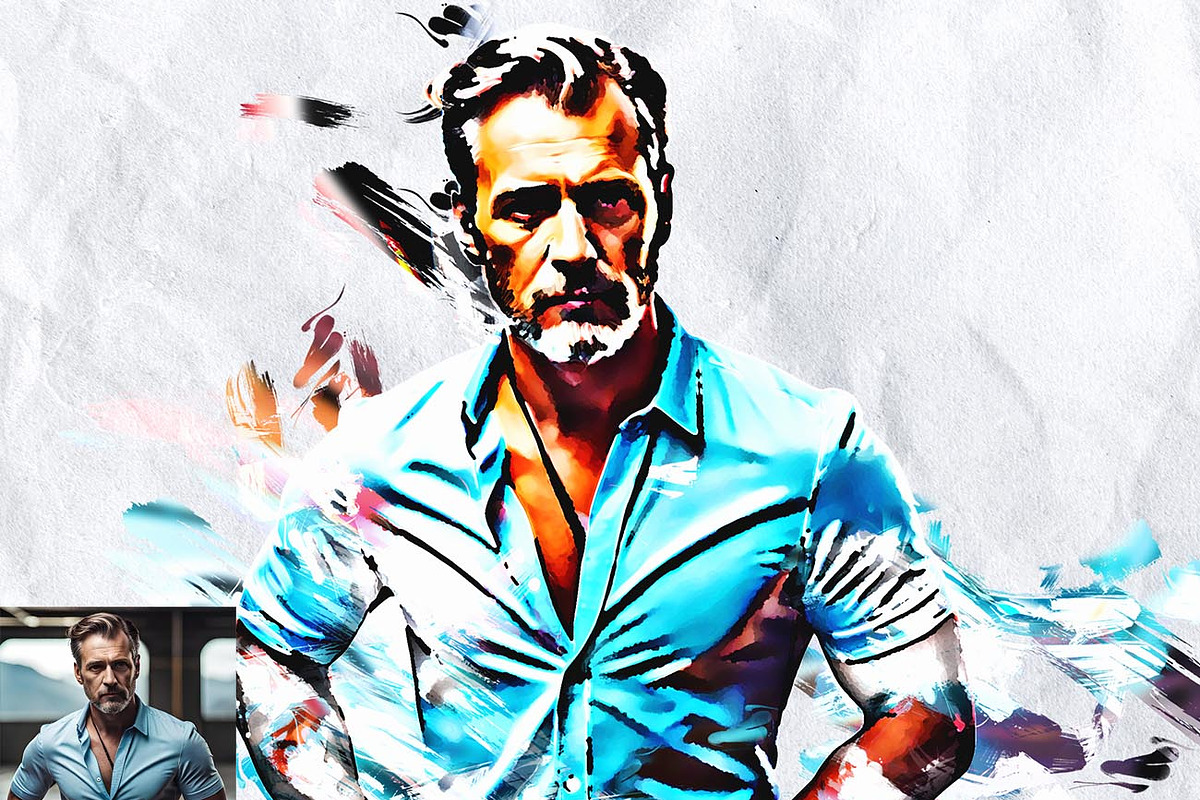 Dry Brush Artistic Paint FX, an Action Add-On by Studio Retouch (Photo 7 of 14)