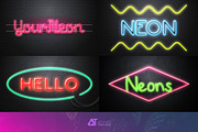 Neon Text Effect Affinity Designer, a Layer Style Add-On by Affinity Templates (Thumbnail 2 of 6)