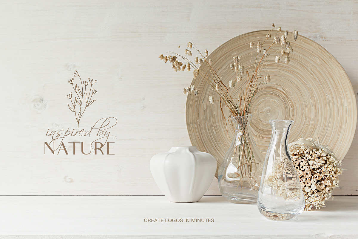 Botanical Line Art Illustrations V1, a Texture Illustration by Kaya Fonts (Photo 8 of 9)