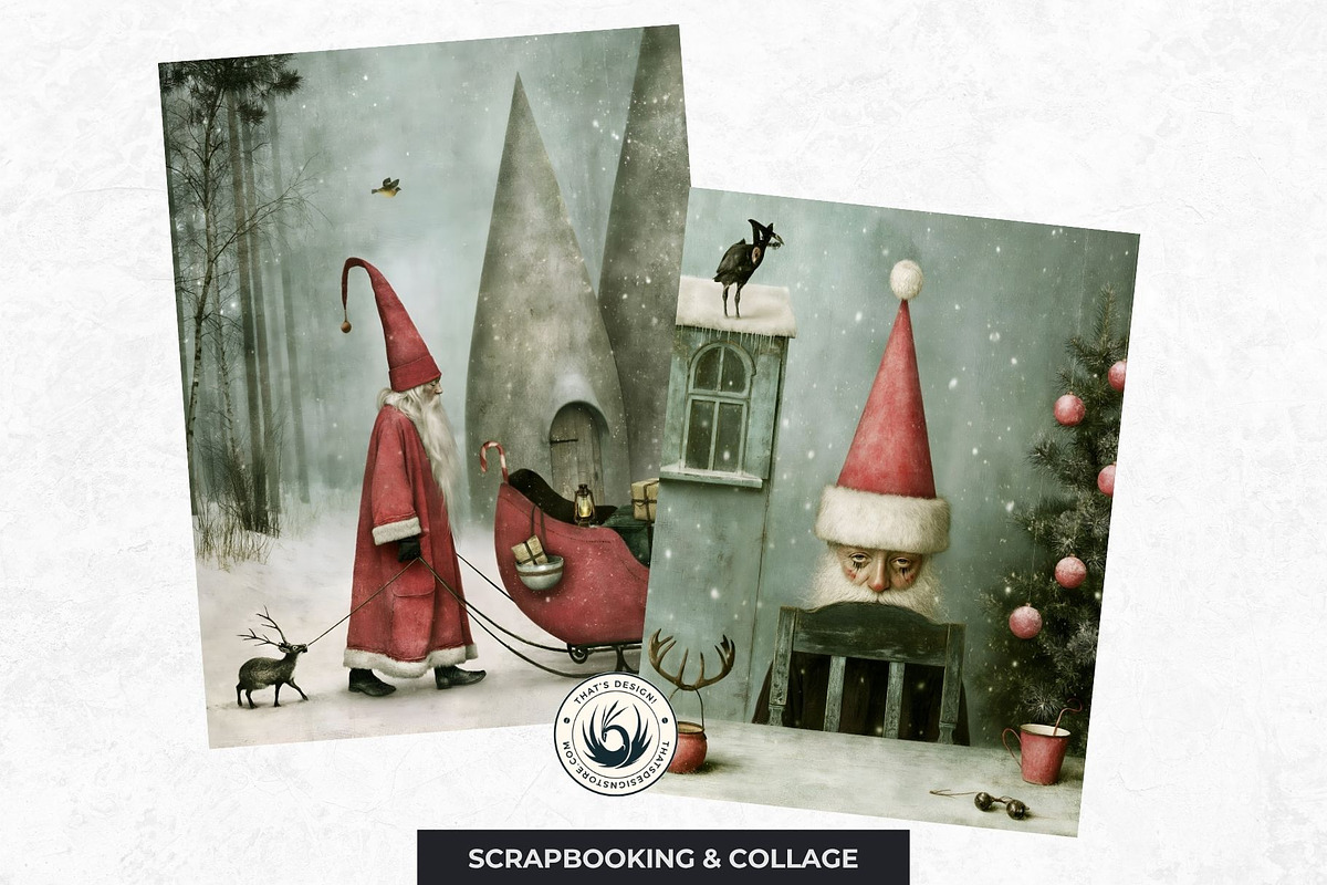 Surreal Moody Christmas Backdrops, a Background Graphic by ThatsDesignArt (Photo 13 of 15)