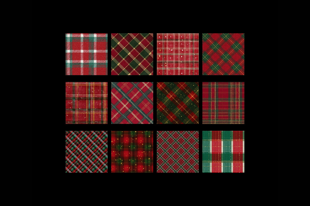 Christmas Plaid Seamless Patterns, a Pattern Graphic by Business Chic (Photo 4 of 5)