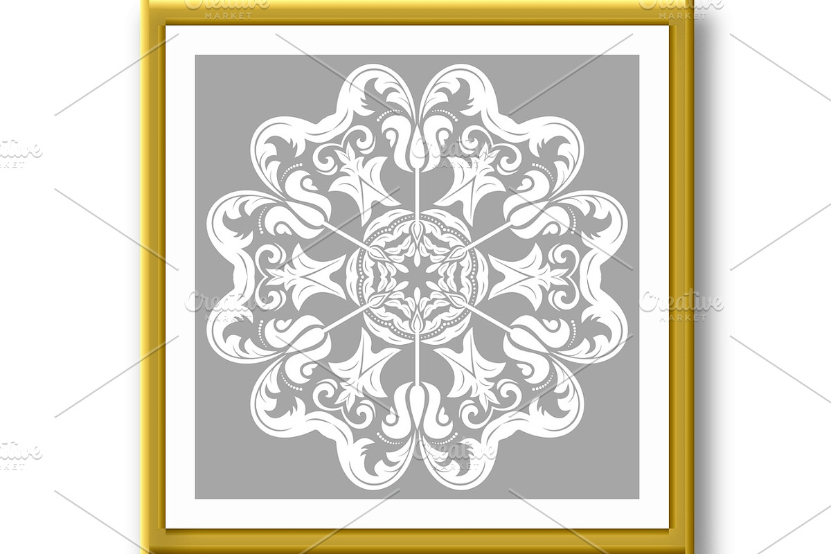 Classic Vector Fine Pattern With, a Pattern Graphic by FineArtStudio (Photo 2 of 3)