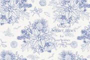 Christmas patterns Vector set Toile, a Pattern Graphic by ON_lineart_store (Thumbnail 8 of 10)
