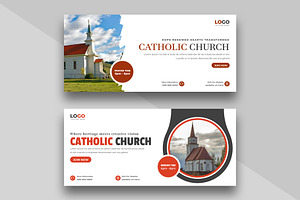 Catholic Church Facebook Cover, a Social Media Template by Designgrove