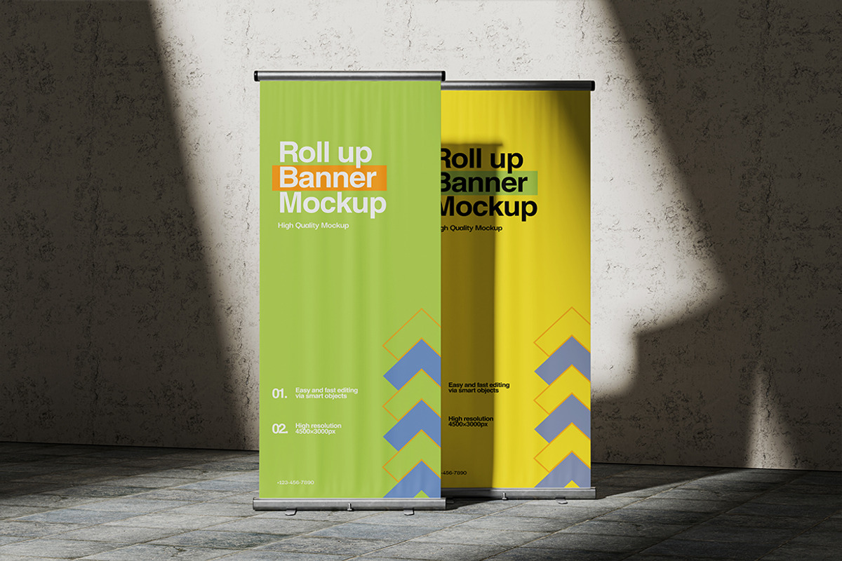 Roll Up Banner Mockup, an Advertising Mockup by SimpangGraphics (Photo 3 of 4)