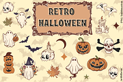 Retro Halloween Sublimation Bundle, a Decorative Illustration by ClipArtTime (Thumbnail 3 of 5)