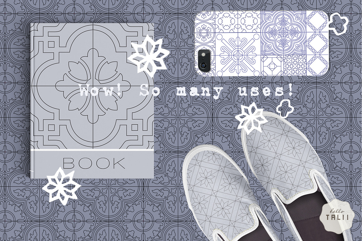 TILE OBSESSION- Mosaic Catalog, a Pattern Graphic by Hello Talii (Photo 4 of 7)