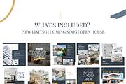 50 Canva Instagram Realtor Templates, a Social Media Template by Estatik Designs (Thumbnail 3 of 11)