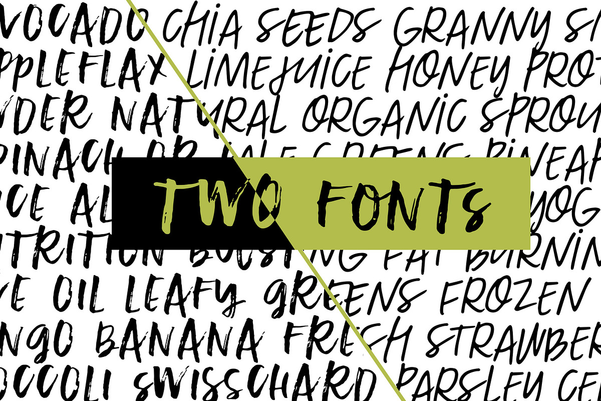 Plant Smoothies Script, a Script Font by Katie Hill (Photo 9 of 11)