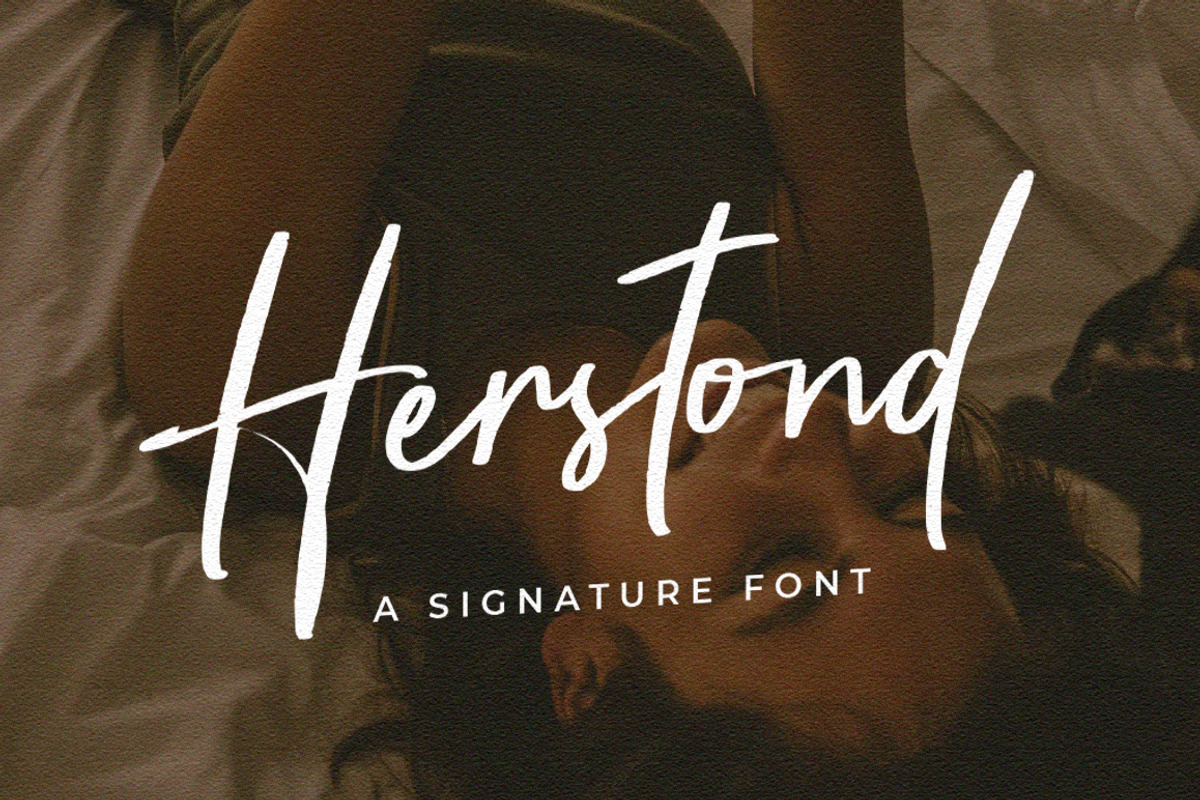 Herstond // Chic Script Font, a Script Font by Vultype Co. (Photo 1 of 8)