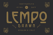 CS Lempo Drawn, a Sans Serif Font by Craft Supply Co. (Thumbnail 1 of 8)