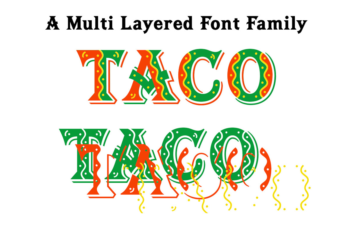Taco, a Font by FontMesa (Photo 6 of 10)