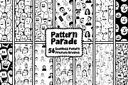 56 Unique Procreate Pattern Brushes, a Brush Add-On by Heather Green Designs (Thumbnail 1 of 11)
