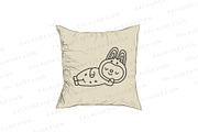 Bunny Monster Clipart Set, an Animal Illustration by Palau (Thumbnail 5 of 12)
