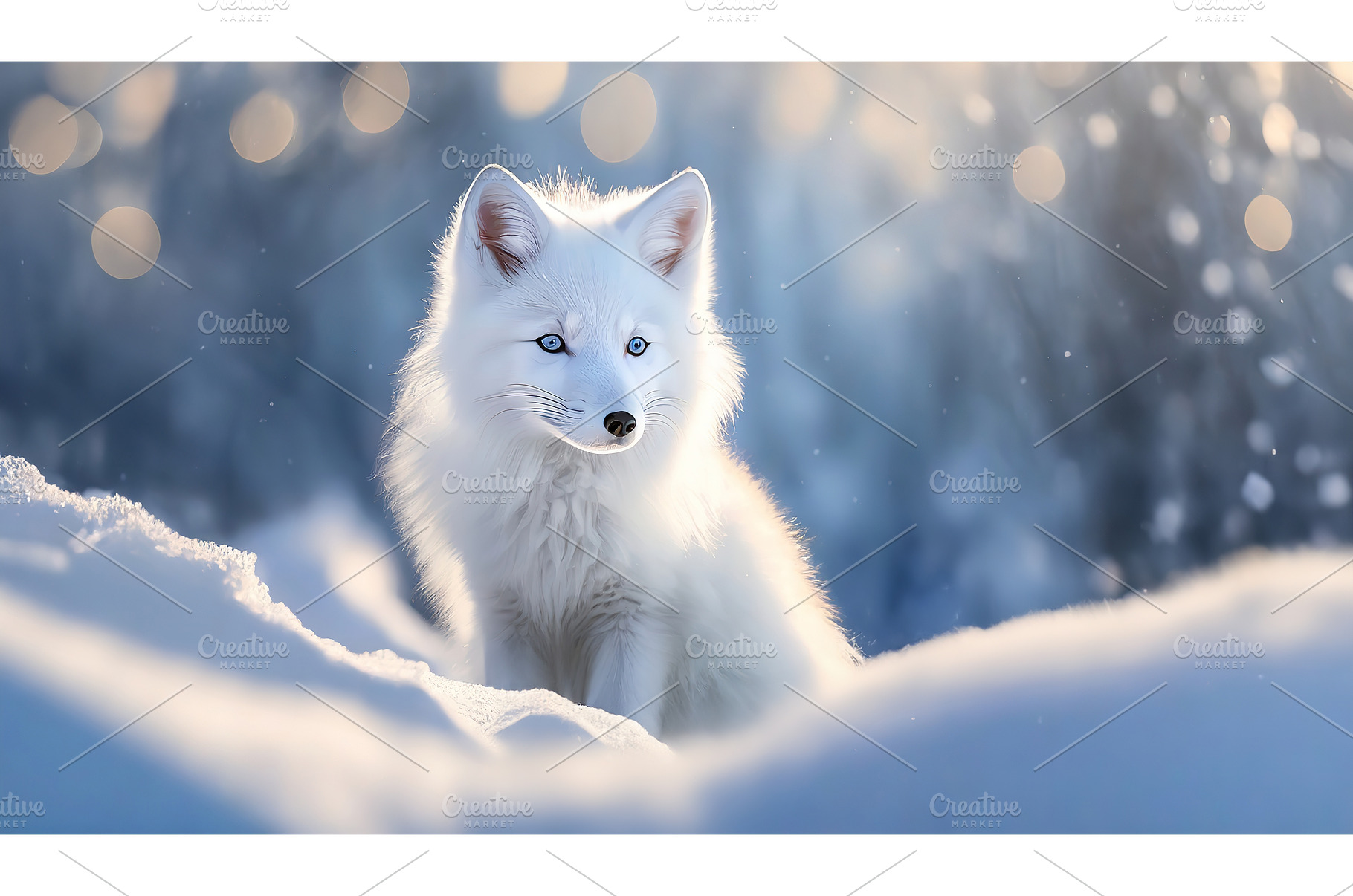 A close-up of an arctic fox with, an Animal Photo by Igor Tichonow