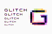 Neo Pixel pixel hologram glitch font, a Symbol Font by kaer_shop (Thumbnail 7 of 9)