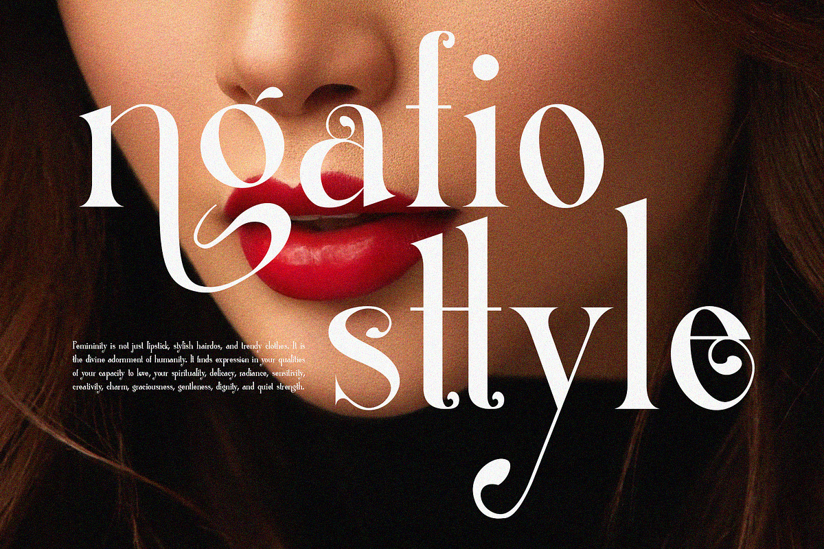 Thefang ligature serif typeface, a Serif Font by yaqublekker (Photo 5 of 7)