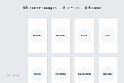 Zephyr Instagram Highlight Covers, a Pattern Graphic by Head of House (Thumbnail 4 of 5)
