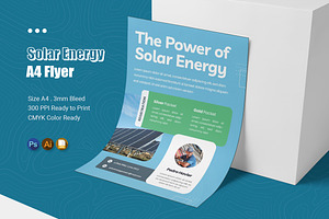 The Power Solar Energy Flyer, a Flyer Template by Esensifiksi.studio