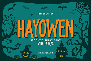 Hayowen Spooky Typeface Extras