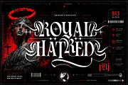 Royal Hatred Typeface, a Blackletter Font by alit design (Thumbnail 1 of 20)