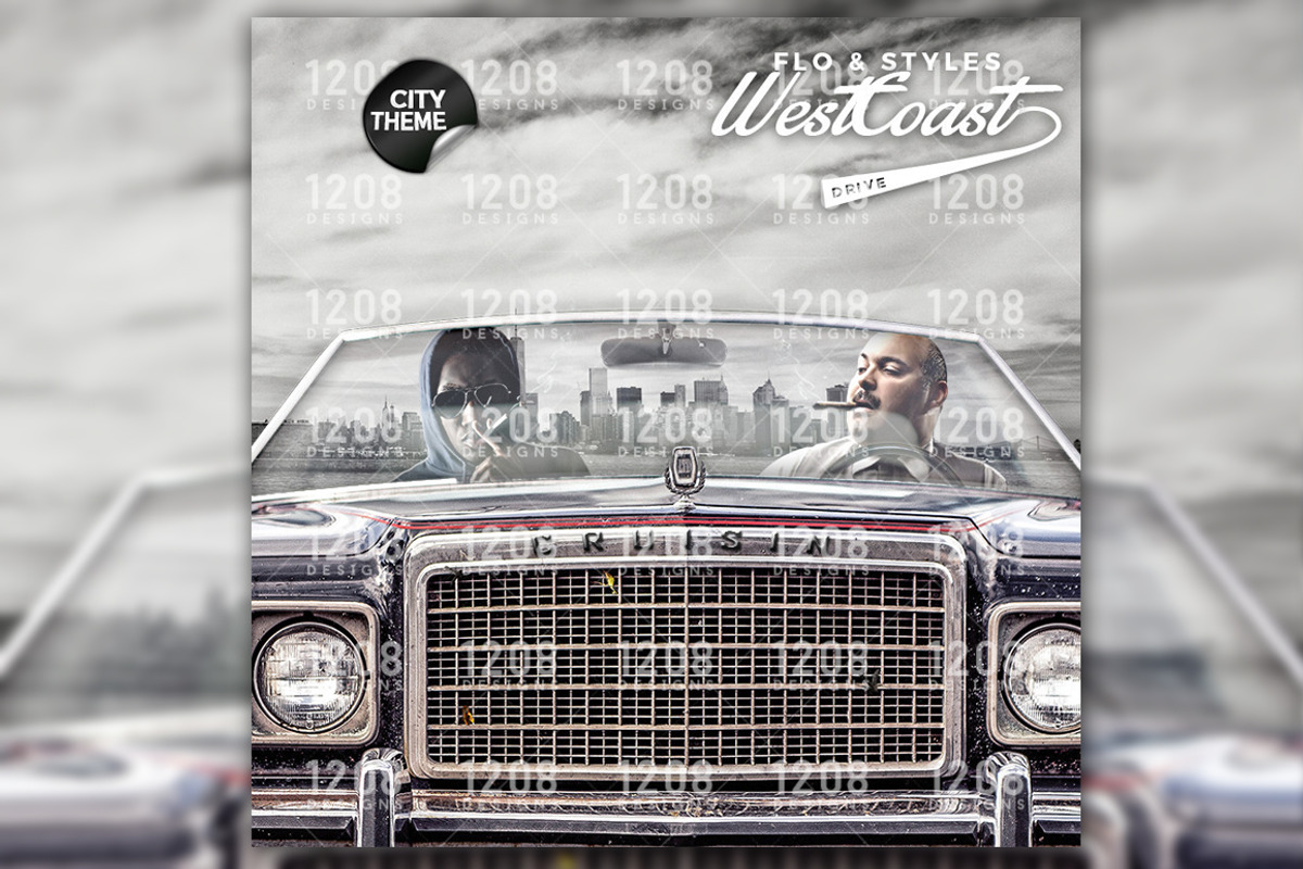 Westcoast - Mixtape Cover, a Templates & Theme by 1208designs (Photo 2 of 4)