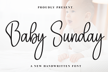 Baby Sunday | Script Font