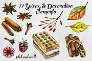 Autumn Beverage Watercolor Set, a Decorative Illustration by Fluffy Unicorn (Thumbnail 3 of 7)