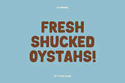 CLAMBAKE by Tyler Elise, a Sans Serif Font by tylerelise (Thumbnail 4 of 4)