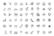 Big natural icon set, an Outline Icon by Tettygreen (Thumbnail 2 of 4)