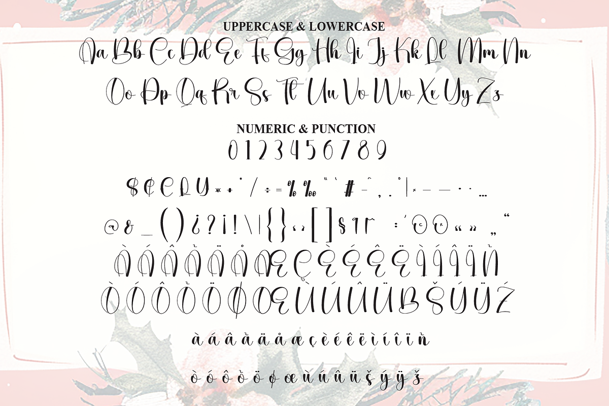 Wedding Christmas | Script Font, a Handwritten Font by Scratchones (Photo 7 of 9)